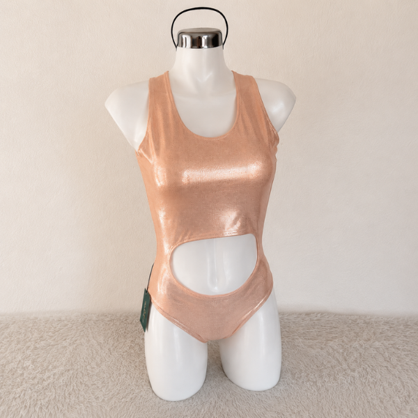 Body Lu – Nude dorado con escote cut-out
