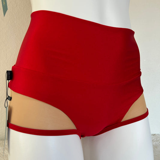 Cachetero Kiara – Tanga Roja con pretina alta